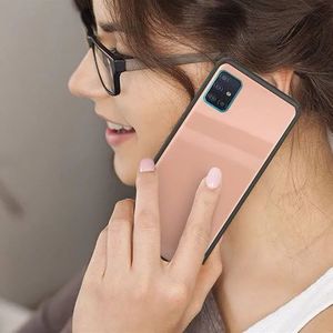Etui SAMSUNG GALAXY A71 Szklane Glass Case jasny róż 5