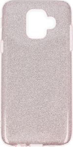 Etui glitter SAMSUNG A6 2018 różowe 1