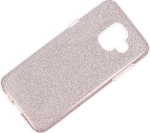 Etui glitter SAMSUNG A6 2018 różowe 2