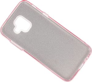 Etui glitter SAMSUNG A6 2018 różowe 3