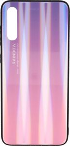 Etui XIAOMI REDMI K30 Glass Case Rainbow różowe 2