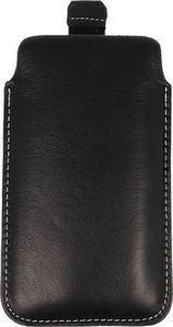 Etui wsuwka skórzana SAMSUNG S8 czarne (biały środek) 5