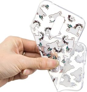Etui Slim Art SAMSUNG A6 2018 skaczący jednorożec 4