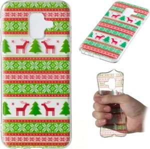 Etui Slim Art SAMSUNG A6 2018 choinka i renifer 5