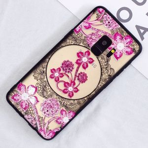 Etui Slim Art SAMSUNG S9 różowy kwiat 4