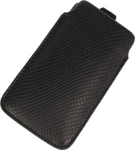 Etui wsuwka skórzana snake LG G3/ IPHONE X/ SAMSUNG S8/ S9/ A40 czarne 2