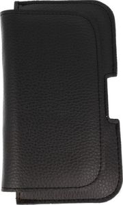 Kabura skórzana gładka SAMSUNG A51/S8+/S9+/S10+ HUA P30 PRO czarna 4