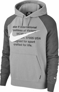 Nike Bluza męska Nsw Swoosh szara r. S (CJ4863-073) 1