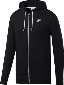 Reebok Bluza męska Te Ft Fz Hoodie czarna r. S (FJ4683) 1