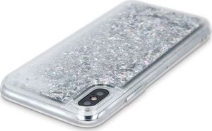 CASE ETUI LIQUID GLITTER TPU LENOVO MOTO G7 PLAY SREBRNY 4