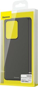 Baseus Baseus Wing Case ultracienkie etui pokrowiec Samsung Galaxy S20 Ultra czarny (WISAS20U-A01) 17
