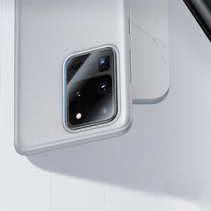 Baseus Baseus Wing Case ultracienkie etui pokrowiec Samsung Galaxy S20 Ultra półprzezroczysty (WISAS20U-02) 14