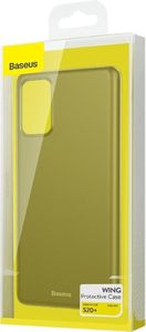 Baseus Baseus Wing Case ultracienkie etui pokrowiec Samsung Galaxy S20 Plus czarny (WISAS20P-01) 17