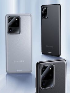 Baseus Baseus Wing Case ultracienkie etui pokrowiec Samsung Galaxy S20 Plus czarny (WISAS20P-01) 7