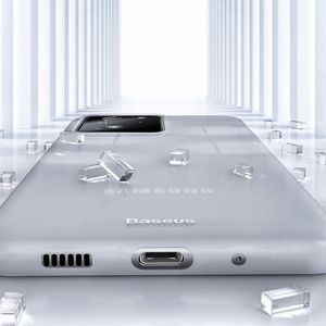 Baseus Baseus Wing Case ultracienkie etui pokrowiec Samsung Galaxy S20 czarny (WISAS20-A01) 11