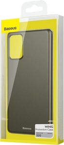 Baseus Baseus Wing Case ultracienkie etui pokrowiec Samsung Galaxy S20 czarny (WISAS20-A01) 17