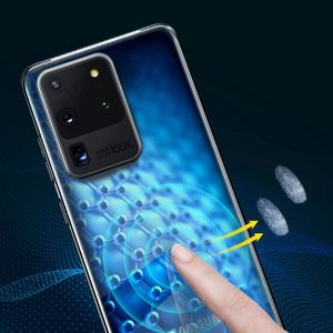 Baseus Baseus Simple Series Case przezroczyste żelowe etui Samsung Galaxy S20 Ultra przezroczysty (ARSAS20U-02) 18