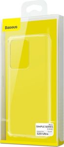 Baseus Baseus Simple Series Case przezroczyste żelowe etui Samsung Galaxy S20 Ultra przezroczysty (ARSAS20U-02) 23