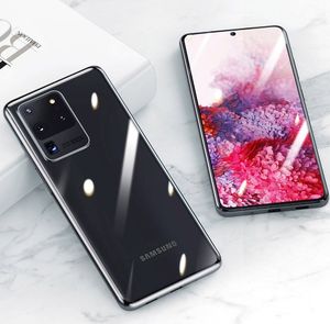 Baseus Baseus Simple Series Case przezroczyste żelowe etui Samsung Galaxy S20 Ultra przezroczysty (ARSAS20U-02) 5