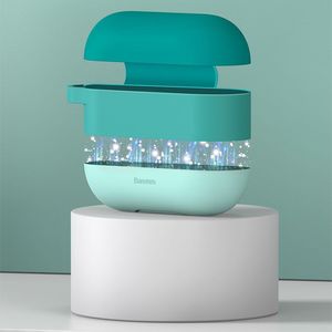 Baseus Baseus silikonowe etui na słuchawki do Apple AirPods Pro + zawieszka szary (WIAPPOD-E0G) 13