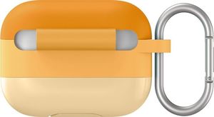 Baseus Baseus silikonowe etui na słuchawki do Apple AirPods Pro + zawieszka pomarańczowy (WIAPPOD-E07) 2