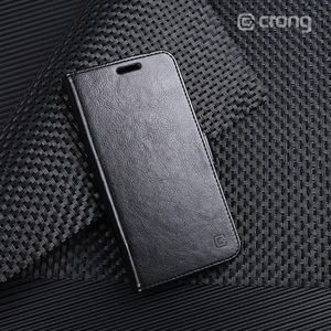 Crong Crong Booklet Wallet - Etui Samsung Galaxy S20+ z kieszeniami + funkcja podstawki (czarny) 8