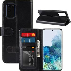 Crong Crong Booklet Wallet - Etui Samsung Galaxy S20 z kieszeniami + funkcja podstawki (czarny) 7