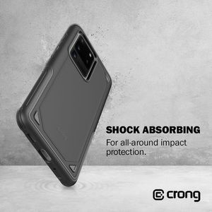 Crong Crong Defender Case - Etui Samsung Galaxy S20+ (czarny) 7