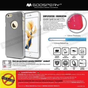 Mercury Goospery Etui iJelly IPHONE 6+/6S+ srebrny 2