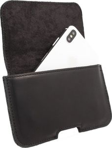 Nexeri Etui Kabura Skórzana Gładka do paska Nexeri SAMSUNG GALAXY S8 / IPHONE X czarne 3