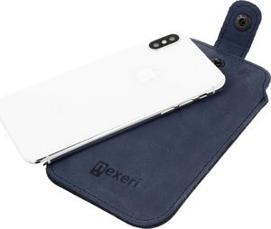 Nexeri Etui Wsuwka skórzana Nexeri Leather Pocket XXL+ SAMSUNG GALAXY S20 ULTRA / LG K50S granatowe 2