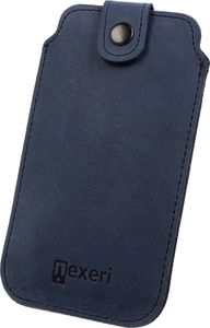 Nexeri Etui Wsuwka skórzana Nexeri Leather Pocket XXL+ SAMSUNG GALAXY S20 ULTRA / LG K50S granatowe 4