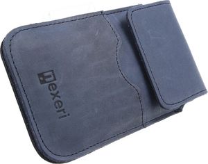 Nexeri Etui Kabura skórzana do paska pionowa otwierana portfel Nexeri Flap Leather SAMSUNG GALAXY S20 ULTRA / LG K50S granatowe 5