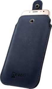 Nexeri Etui Wsuwka skórzana Nexeri Leather Pocket XXL SAMSUNG GALAXY A10 / S20+ / IPHONE 8+ PLUS granatowe 4