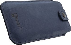 Nexeri Etui Wsuwka skórzana Nexeri Leather Pocket XXL SAMSUNG GALAXY A10 / S20+ / IPHONE 8+ PLUS granatowe 5