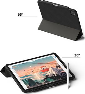 Ringke Ringke Smart Case etui na tablet Smart Sleep z podstawką iPad Pro 12.9`` 2020 czarny (PDAP0009) 6