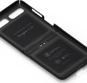 Ringke Ringke Slim ultracienkie etui pokrowiec Samsung Galaxy Z Flip czarny (SLSG0044) 3