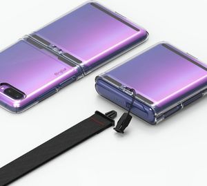 Ringke Ringke Slim ultracienkie etui pokrowiec Samsung Galaxy Z Flip czarny (SLSG0044) 5