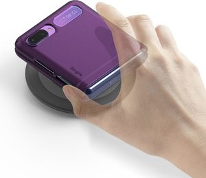 Ringke Ringke Slim ultracienkie etui pokrowiec Samsung Galaxy Z Flip czarny (SLSG0044) 9