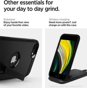 Spigen TOUGH ARMOR IPHONE SE 2020 BLACK 5