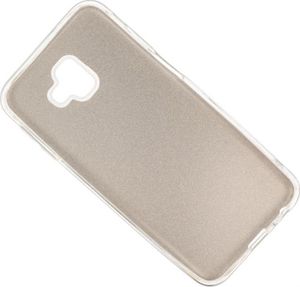 Etui glitter SAMSUNG J6+ J6 PLUS złote 3