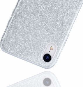 Etui IPHONE 11 PRO MAX Brokat Glitter srebrne 2
