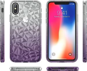 Etui Diamond Ombre SAMSUNG J6+ J6 PLUS fioletowe 2