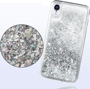 Etui plecki brokatowe Liquid IPHONE 11 PRO srebrne 4