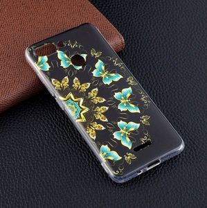 Etui Slim Art Xiaomi Redmi 6 Dual Camera: 12MP+5MP złote i niebieskie motyle 5