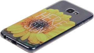 Etui Slim Art Samsung Galaxy J4+ J4 PLUS kwiat i cytat 3