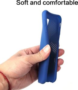 Etui Silicone Case elastyczne silikonowe SAMSUNG GALAXY J6+ J6 PLUS granatowe 5