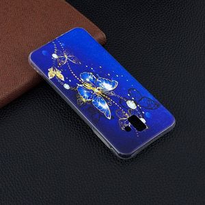 Etui Slim Art SAMSUNG J6+ J6 PLUS niebieski/ złoty motyl 4