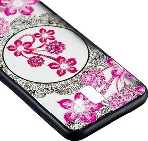 Etui Slim Art SAMSUNG J6+ J6 PLUS różowy kwiat 2