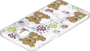 Etui Slim Art SAMSUNG J6+ J6 PLUS brązowy niedźwiedź 3